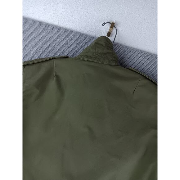 Vintage Army Field Jacket OG 107 1974 Womens 12 OD Green Nurse Vietnam Era USA - Picture 9 of 12